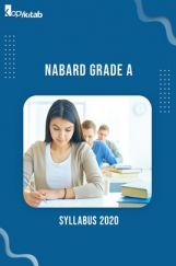 NABARD Grade A Syllabus 2020 NABARD Grade A Syllabus 2020